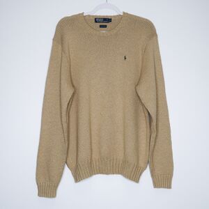 Polo by Ralph Lauren Tan Crewneck Sweater